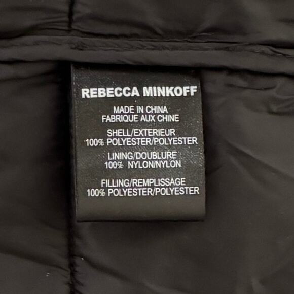 Rebecca Minkoff Quilted Puffer Jacket XL (NWT $228.00) - Picture 4 of 6